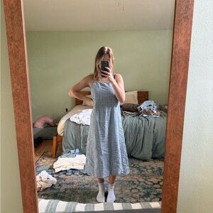 The Bare Road Blue check dress